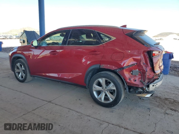 2017 Lexus NX 200t with VIN JTJYARBZ6H2065397, listed as a Copart auction lot 61388325 with 97,886 mi miles and Salvage title. Bid and sale history available at DreamBid. Image 2.