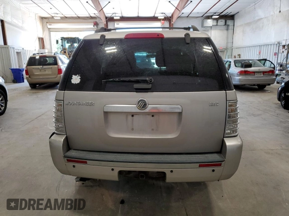 2006 Mercury Mountaineer Luxury with VIN 4M2EU47E16UJ02826, listed as a Copart auction lot 68837874 with 183,523 mi miles and Clean Title. Bid and sale history available at carsss.com. Image 6.