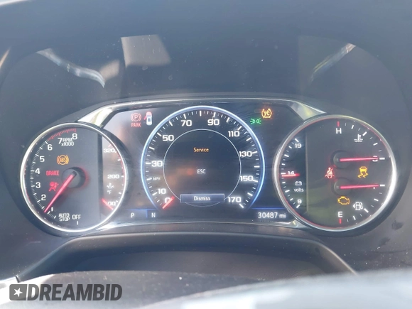 2022 Chevrolet Blazer Premier with VIN 3GNKBLR46NS133864, listed as a IAAI auction lot 41795810 with 30,487 mi miles and . Bid and sale history available at DreamBid. Image 7.