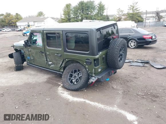 2024 Jeep Wrangler Willys z VIN 1C4RJXN64RW163089, wystawiony jako IAAI lot #41145274 z przebiegiem 31 869 mil mil oraz . Historia ofert i sprzedaży dostępna na DreamBid. Obrazek 3.