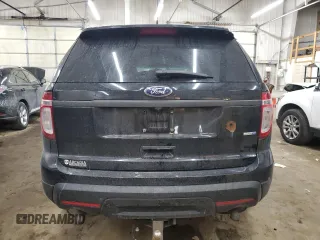 2014 Ford Utility Police Interceptor with VIN 1FM5K8AR7EGA33387, listed as a Copart auction lot 83742274 with 204,140 mi miles and Salvage Title. Bid and sale history available at carsss.com. Image 6.