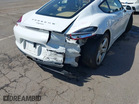 2015 Porsche Cayman with VIN WP0AA2A86FK163282, listed as a IAAI auction lot 42001118 with 101,495 mi miles and . Bid and sale history available at DreamBid. Image 18.