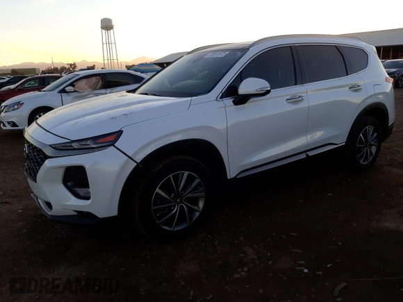 2020 Hyundai Santa Fe Limited with VIN 5NMS53AD1LH165881, listed as a Copart auction lot 70551872 with 24,357 mi miles. Bid and sale history available at carsss.com. Image 1.
