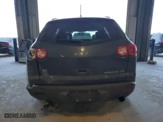 2012 Chevrolet Traverse LTZ with VIN 1GNKVLED4CJ344654, listed as a Copart auction lot 52522805 with 165,609 mi miles and Salvage Title. Bid and sale history available at carsss.com. Image 6.