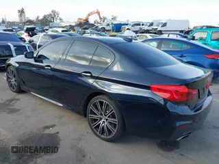 2017 BMW 5 Series 540i with VIN WBAJE5C38HG915154, listed as a IAAI auction lot 41572287 with 87,549 mi miles and . Bid and sale history available at carsss.com. Image 3.