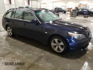 2006 BMW 5 Series 530xi with VIN WBANN73516CN03435, listed as a Copart auction lot 88636495 with 163,780 mi miles and Salvage Title. Bid and sale history available at carsss.com. Image 4.