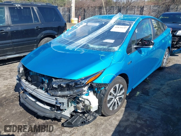 2021 Toyota Prius LE with VIN JTDKAMFP1M3166050, listed as a IAAI auction lot 41831145 with 54,350 mi miles and . Bid and sale history available at DreamBid. Image 18.