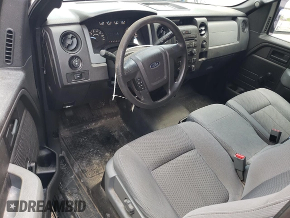2012 Ford F-150 XL with VIN 1FTMF1CM7CKD81682, listed as a Copart auction lot 57115185 with 166,169 mi miles and Clean title. Bid and sale history available at DreamBid. Image 8.