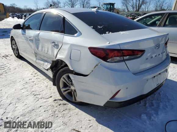 2018 Hyundai Sonata Sport with VIN 5NPE34AFXJH645217, listed as a Copart auction lot 41487055 with 95,872 mi miles and Salvage Title. Bid and sale history available at carsss.com. Image 2.