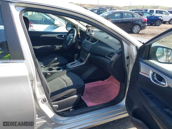 2014 Nissan Sentra SV with VIN 3N1AB7AP9EY243647, listed as a IAAI auction lot 42076843 with 158,891 mi miles. Bid and sale history available at carsss.com. Image 5.