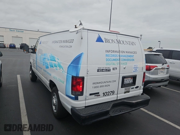 2012 Ford Econoline Cargo Commercial with VIN 1FTNE1EL2CDA18495, listed as a IAAI auction lot 42175469 with 248,092 mi miles and . Bid and sale history available at carsss.com. Image 6.