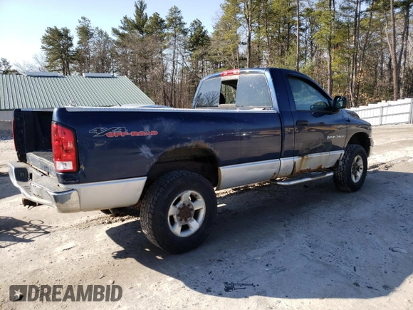 2004 Dodge Ram 2500 SLT with VIN 3D7KU26D74G154585, listed as a Copart auction lot 48235775 with 148,502 mi miles and Salvage Title. Bid and sale history available at carsss.com. Image 3.