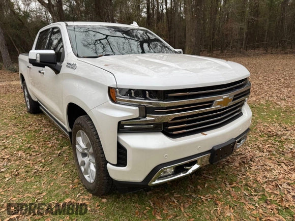 2020 Chevrolet Silverado 1500 High Country with VIN 3GCUYHED1LG442158, listed as a Copart auction lot 42304805 with 0 mi miles and Clean Title. Bid and sale history available at carsss.com. Image 1.
