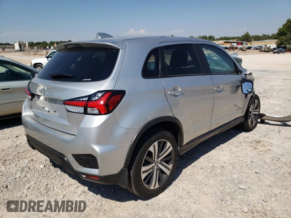 2022 Mitsubishi Outlander Sport ES with VIN JA4ARUAU8NU013527, listed as a Copart auction lot 59318842 with 19,893 mi miles. Bid and sale history available at carsss.com. Image 4.