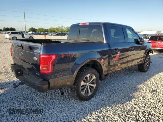 2015 Ford F-150 XLT with VIN 1FTEW1EF1FFC52983, listed as a Copart auction lot 53842575 with 94,526 mi miles and Salvage Title. Bid and sale history available at carsss.com. Image 3.