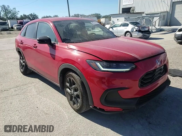2023 Honda HR-V Sport with VIN 3CZRZ1H56PM720634, listed as a Copart auction lot 82148494 with 55,906 mi miles and Salvage Title. Bid and sale history available at carsss.com. Image 12.