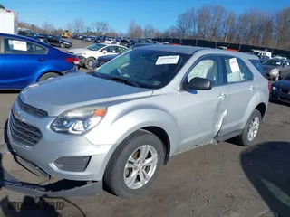 2016 Chevrolet Equinox LS with VIN 2GNFLEEKXG6302235, listed as a IAAI auction lot 41892068 with 107,316 mi miles. Bid and sale history available at carsss.com. Image 2.