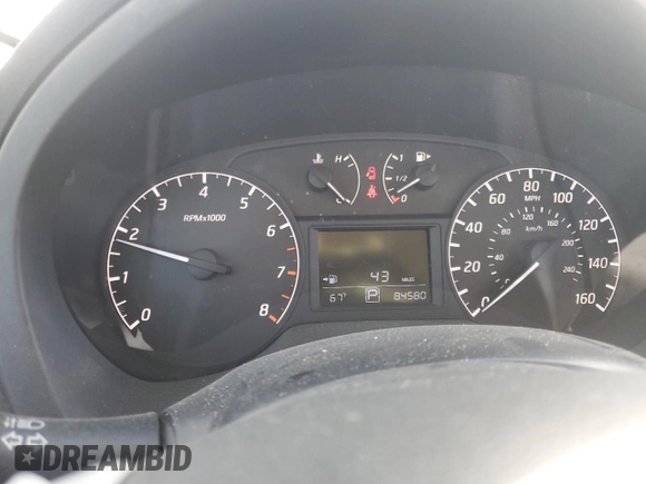 2017 Nissan Sentra S with VIN 3N1AB7AP5HY323905, listed as a Copart auction lot 89083675 with 84,580 mi miles and Salvage Title. Bid and sale history available at DreamBid. Image 9.