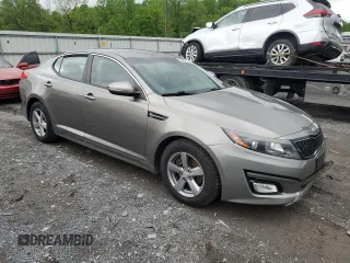 2015 Kia Optima LX with VIN 5XXGM4A71FG440354, listed as a Copart auction lot 55690795 with 90,895 mi miles and Salvage title. Bid and sale history available at DreamBid. Image 4.