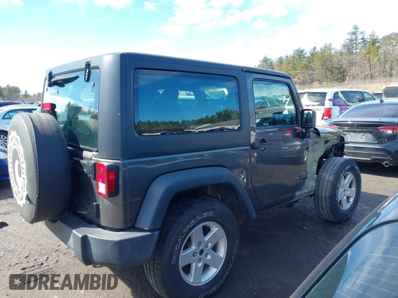 2017 Jeep Wrangler Sport with VIN 1C4AJWAG4HL722176, listed as a IAAI auction lot 41699752 with 72,491 mi miles and . Bid and sale history available at DreamBid. Image 14.