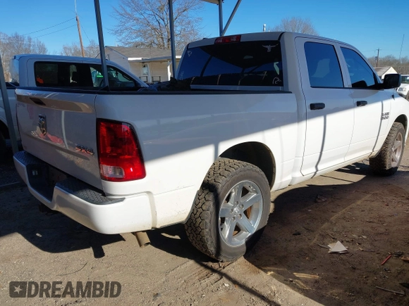 2018 Ram 1500 Express with VIN 1C6RR7KG1JS258489, listed as a IAAI auction lot 41324117 with 65,246 mi miles and . Bid and sale history available at DreamBid. Image 4.