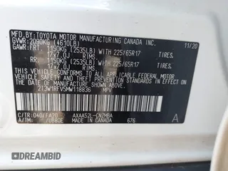 2021 Toyota RAV4 XLE z VIN 2T3W1RFV5MW118836, wystawiony jako IAAI lot #42031596 z przebiegiem 56 712 mil mil oraz . Historia ofert i sprzedaży dostępna na DreamBid. Obrazek 9.