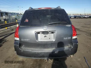 2004 Nissan Quest SE with VIN 5N1BV28U44N353181, listed as a Copart auction lot 84300274 with 18,732 mi miles and Salvage Title. Bid and sale history available at carsss.com. Image 6.
