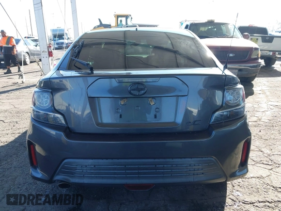 2016 Scion tC with VIN JTKJF5C78GJ014184, listed as a IAAI auction lot 41622575 with 128,520 mi miles. Bid and sale history available at carsss.com. Image 16.