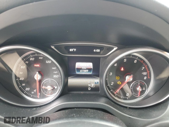 2018 Mercedes-Benz CLA 250 with VIN WDDSJ4GBXJN583756, listed as a Copart auction lot 61269825 with 67,389 mi miles and Salvage title. Bid and sale history available at DreamBid. Image 9.