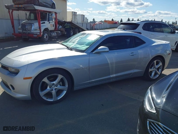2015 Chevrolet Camaro LT with VIN 2G1FF1E34F9265027, listed as a IAAI auction lot 41834636 with NaN miles. Bid and sale history available at carsss.com. Image 14.