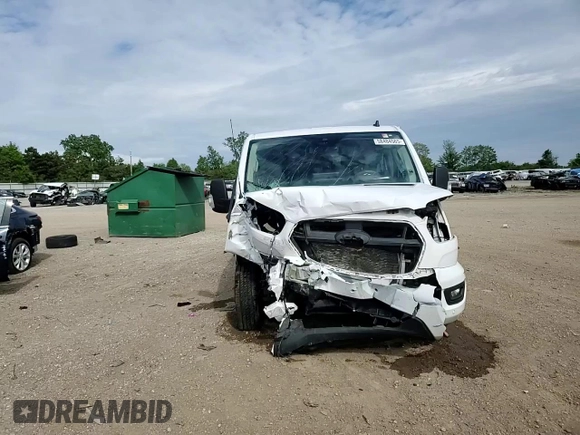 2023 Ford Transit Passenger XL с VIN 1FBAX2Y82PKA53310, выставлен на аукционе Copart как лот 58484565 с пробегом Не указан миль и Списание • Salvage title. История ставок и продаж доступна на DreamBid. Изображение 14.