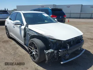 2014 Infiniti Q50 Hybrid Premium with VIN JN1AV7AP3EM690226, listed as a IAAI auction lot 42259111 with 140,424 mi miles and . Bid and sale history available at DreamBid. Image 1.