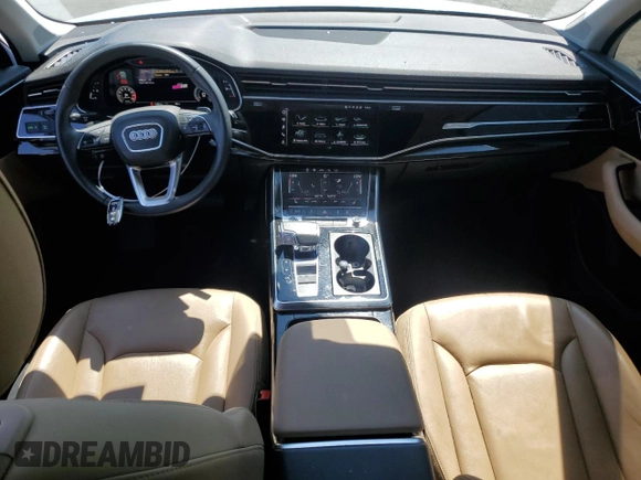 2021 Audi Q7 Premium Plus with VIN WA1LXAF7XMD016671, listed as a Copart auction lot 50274315 with 73,240 mi miles and Salvage title. Bid and sale history available at DreamBid. Image 8.