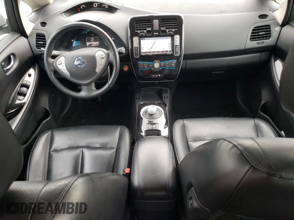 2016 Nissan LEAF S with VIN 1N4BZ0CP1GC311250, listed as a Copart auction lot 63295343 with 43,542 mi miles. Bid and sale history available at carsss.com. Image 8.