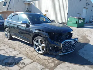 2021 Audi SQ5 Premium Plus with VIN WA1B4AFY0M2042365, listed as a IAAI auction lot 41863612 with 51,122 mi miles and . Bid and sale history available at DreamBid. Image 1.