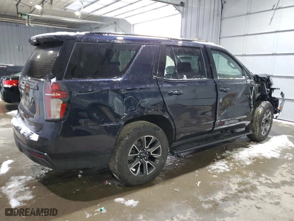 2023 Chevrolet Tahoe Z71 with VIN 1GNSKPKD4PR521294, listed as a Copart auction lot 86339534 with 29,476 mi miles and Salvage Title. Bid and sale history available at carsss.com. Image 3.
