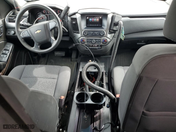 2017 Chevrolet Tahoe Commercial with VIN 1GNSKDEC9HR205490, listed as a Copart auction lot 48721705 with 158,853 mi miles and Salvage Title. Bid and sale history available at carsss.com. Image 8.