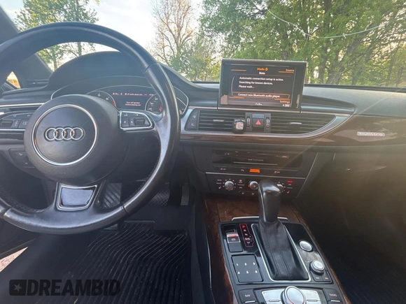 2016 Audi A6 3.0T Premium Plus with VIN WAUFGAFC6GN042406, listed as a Copart auction lot 53582495 with 185,560 mi miles and Clean Title. Bid and sale history available at carsss.com. Image 9.