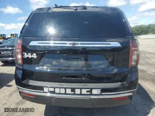 2023 Chevrolet Tahoe Commercial with VIN 1GNSKLED3PR480466, listed as a Copart auction lot 68614584 with 0 mi miles and Salvage Title. Bid and sale history available at carsss.com. Image 6.