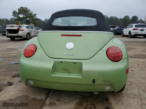 2005 Volkswagen New Beetle Convertible GLS with VIN 3VWCD31Y15M316435, listed as a Copart auction lot 43012955 with 99,428 mi miles and Salvage Title. Bid and sale history available at carsss.com. Image 6.