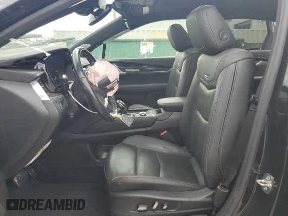 2023 Cadillac XT5 FWD Premium Luxury with VIN 1GYKNCRS0PZ138704, listed as a Copart auction lot 86849104 with 44,398 mi miles and Non Repairable. Bid and sale history available at carsss.com. Image 7.