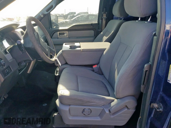 2012 Ford F-150 XL with VIN 1FTEX1CM7CFA40227, listed as a Copart auction lot 53335815 with 150,742 mi miles and Salvage Title. Bid and sale history available at DreamBid. Image 7.