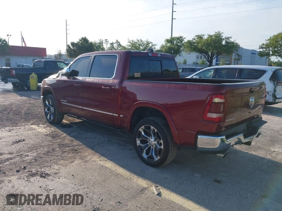 2023 Ram 1500 Limited with VIN 1C6SRFHT7PN541034, listed as a IAAI auction lot 41901301 with 44,190 mi miles and . Bid and sale history available at DreamBid. Image 3.