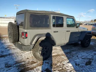 2022 Jeep Wrangler Unlimited Willys Sport with VIN 1C4HJXDN6NW142016, listed as a Copart auction lot 41885135 with 54,638 mi miles and Salvage Title. Bid and sale history available at DreamBid. Image 3.