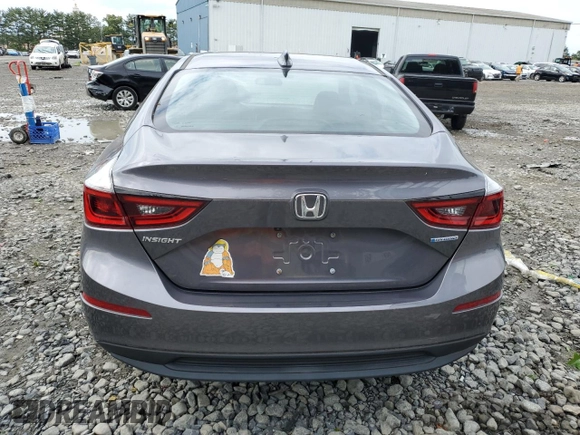 2022 Honda Insight EX with VIN 19XZE4F54NE003064, listed as a Copart auction lot 85100894 with 22,783 mi miles and Salvage Title. Bid and sale history available at DreamBid. Image 6.
