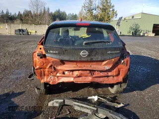 2022 Nissan LEAF SV Plus with VIN 1N4BZ1CV5NC561964, listed as a Copart auction lot 43735905 with 15,463 mi miles and Salvage Title. Bid and sale history available at DreamBid. Image 6.