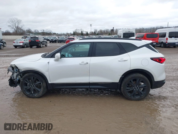 2021 Chevrolet Blazer RS z VIN 3GNKBERS7MS508086, wystawiony jako IAAI lot #40921436 z przebiegiem 66 072 mil mil oraz . Historia ofert i sprzedaży dostępna na DreamBid. Obrazek 14.