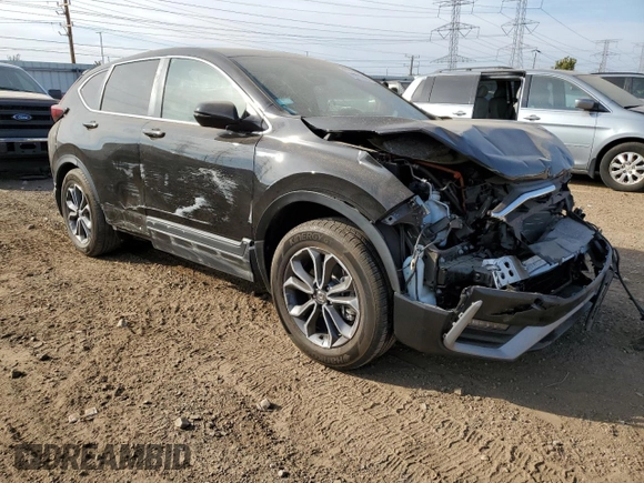2020 Honda CR-V EX with VIN 7FART6H54LE025253, listed as a Copart auction lot 72110224 with 42,762 mi miles and Salvage Title. Bid and sale history available at DreamBid. Image 4.