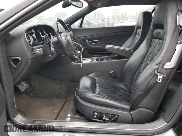 2010 Bentley Continental GT with VIN SCBDP3ZA9AC062817, listed as a Copart auction lot 73522504 with 82,791 mi miles and Clean Title. Bid and sale history available at DreamBid. Image 7.