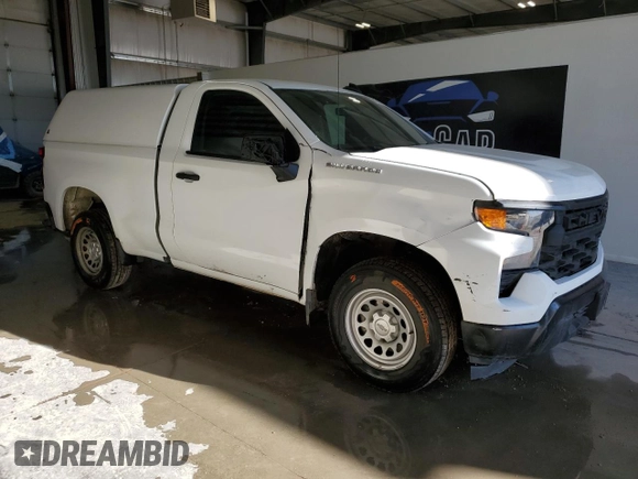 2023 Chevrolet Silverado 1500 Work Truck with VIN 3GCNAAEK8PG355779, listed as a Copart auction lot 50185505 with 152,256 mi miles and Clean Title. Bid and sale history available at DreamBid. Image 4.
